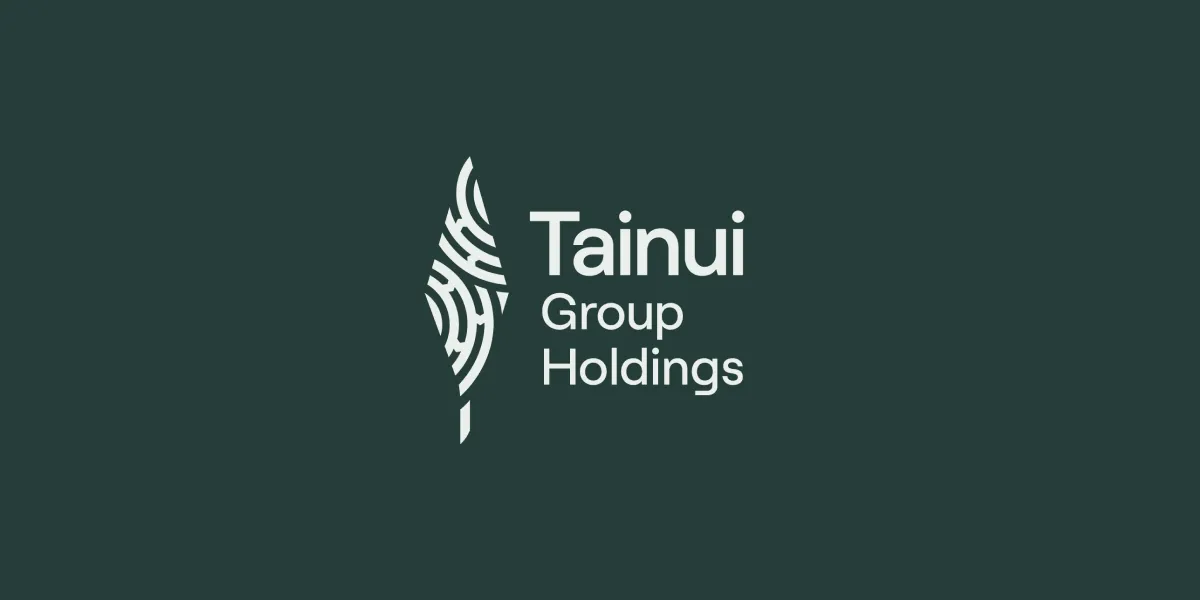 logo for Tainui Group Holdings created by Iceberg