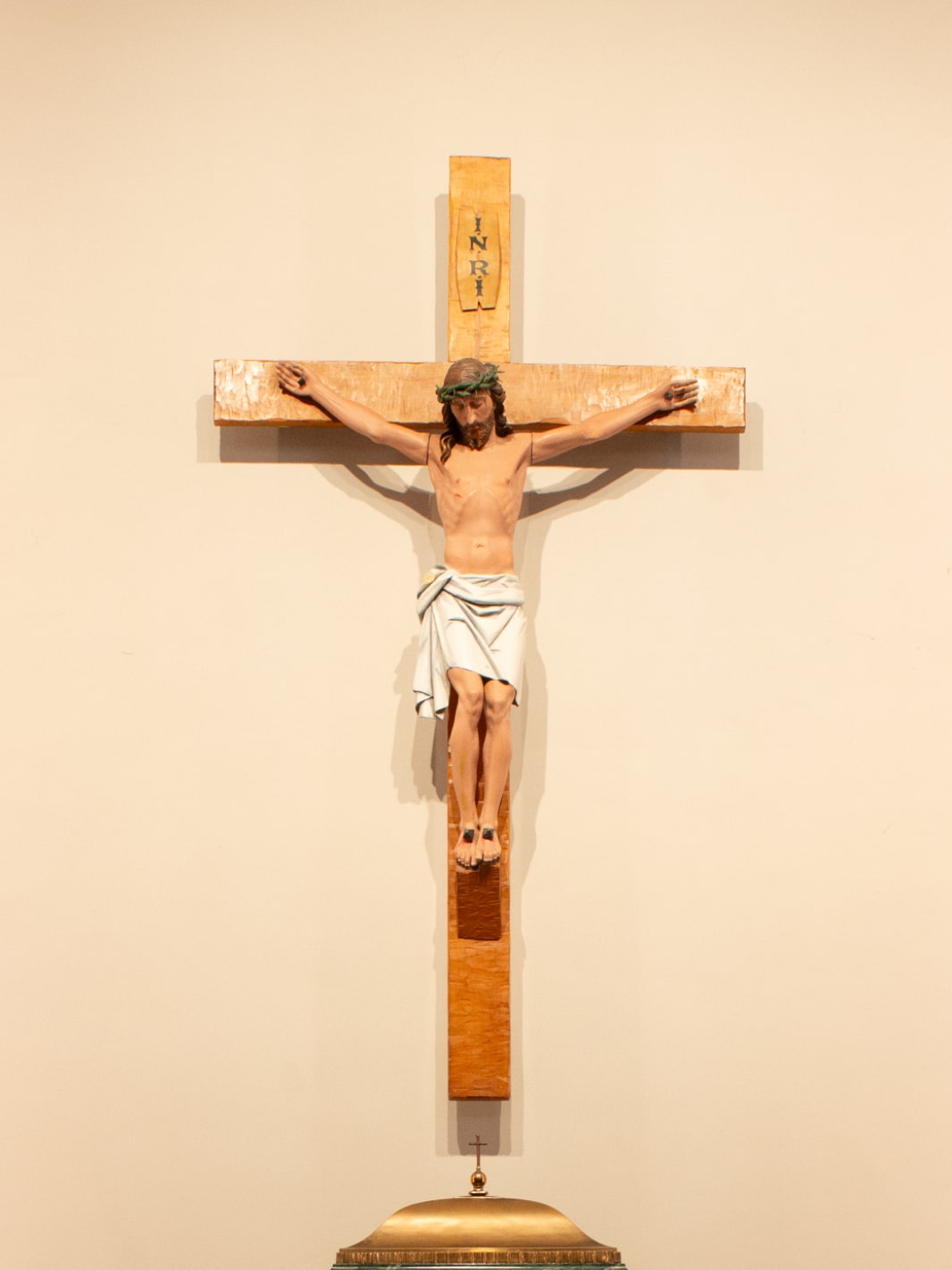 picture of crucifix on a wall