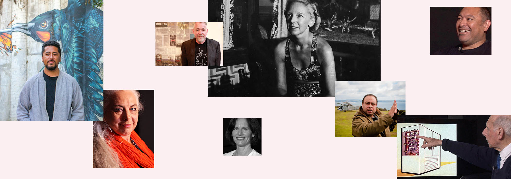 Collage of many of the people featured on the Cultural Icons website