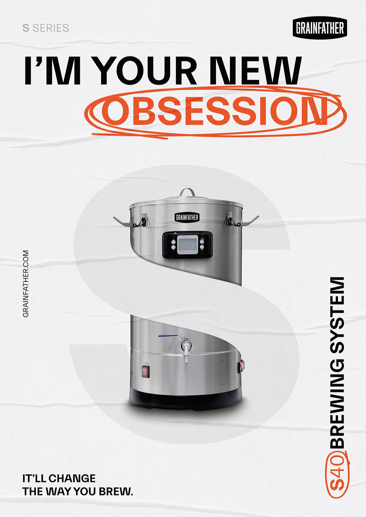 grainfather poster saying i'm your new obsession