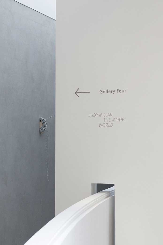 Wayfinding within the gallery
